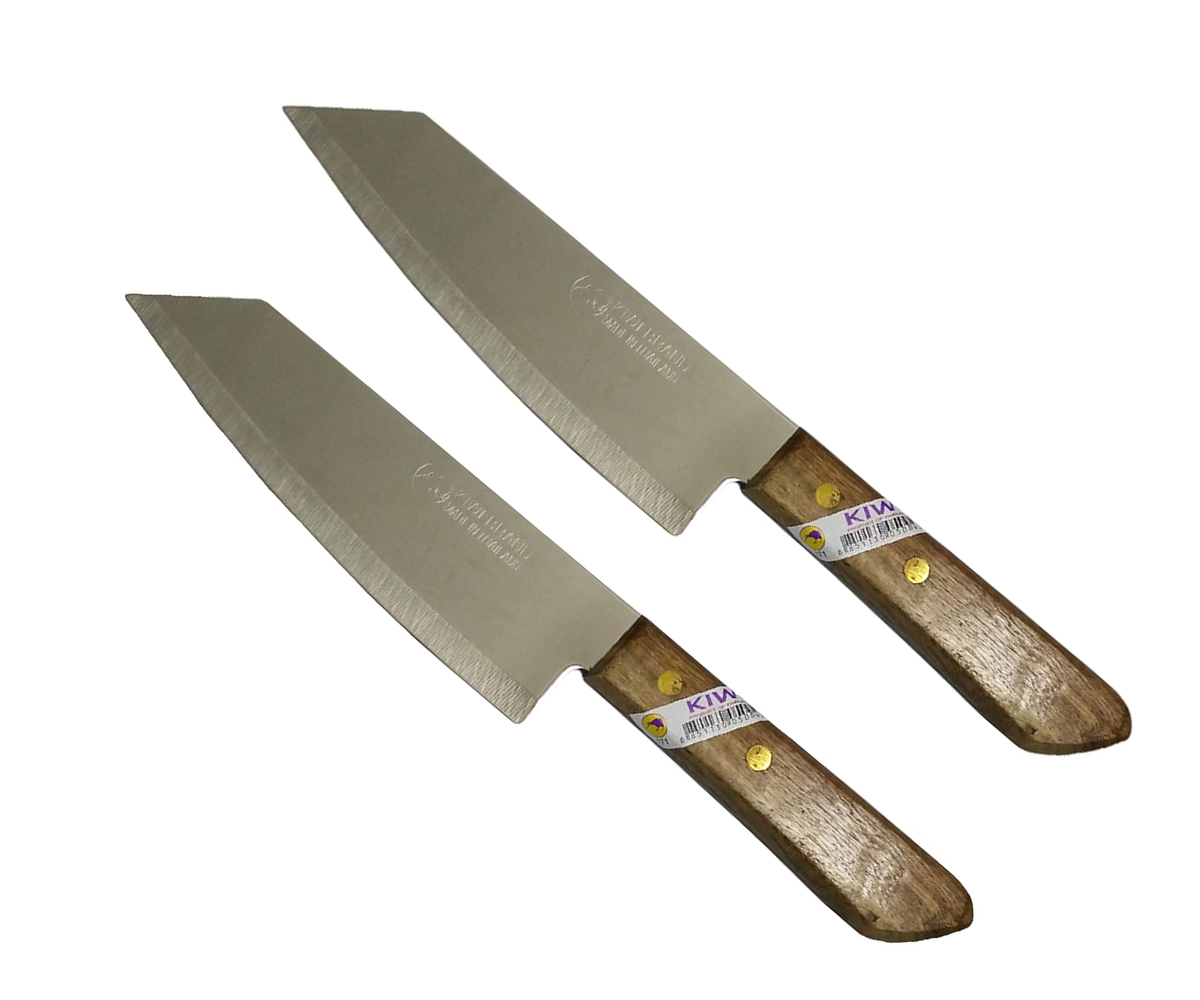 Set of 2  Brand Deba Style Flexible Stainless Steel Knives # 171.