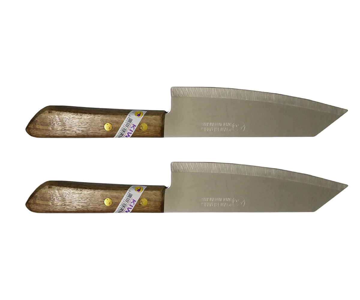 Set of 2  Brand Deba Style Flexible Stainless Steel Knives # 171.