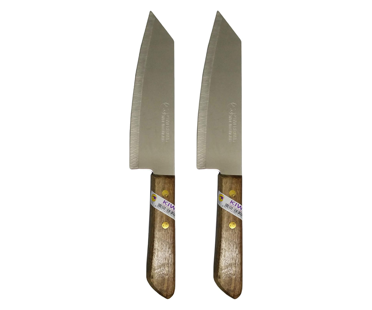 Set of 2  Brand Deba Style Flexible Stainless Steel Knives # 171.