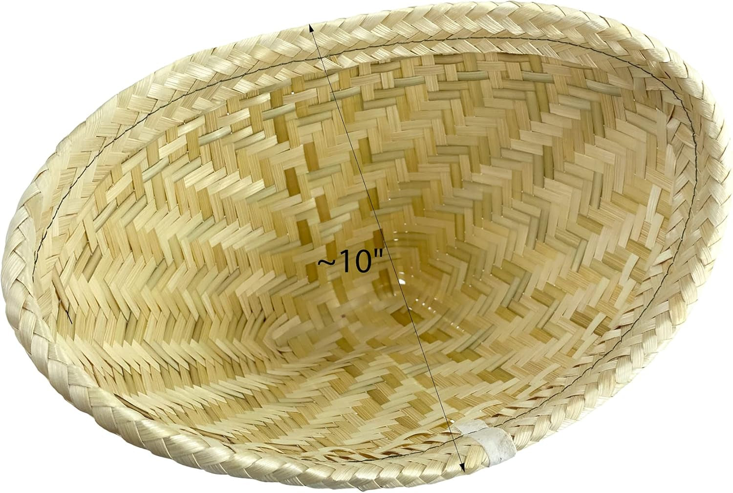 Sticky Rice Cooking Set Bamboo Steamer Basket with 24’’ Cheesecloth, Wicker Lid, and Kratip Toffee Toned