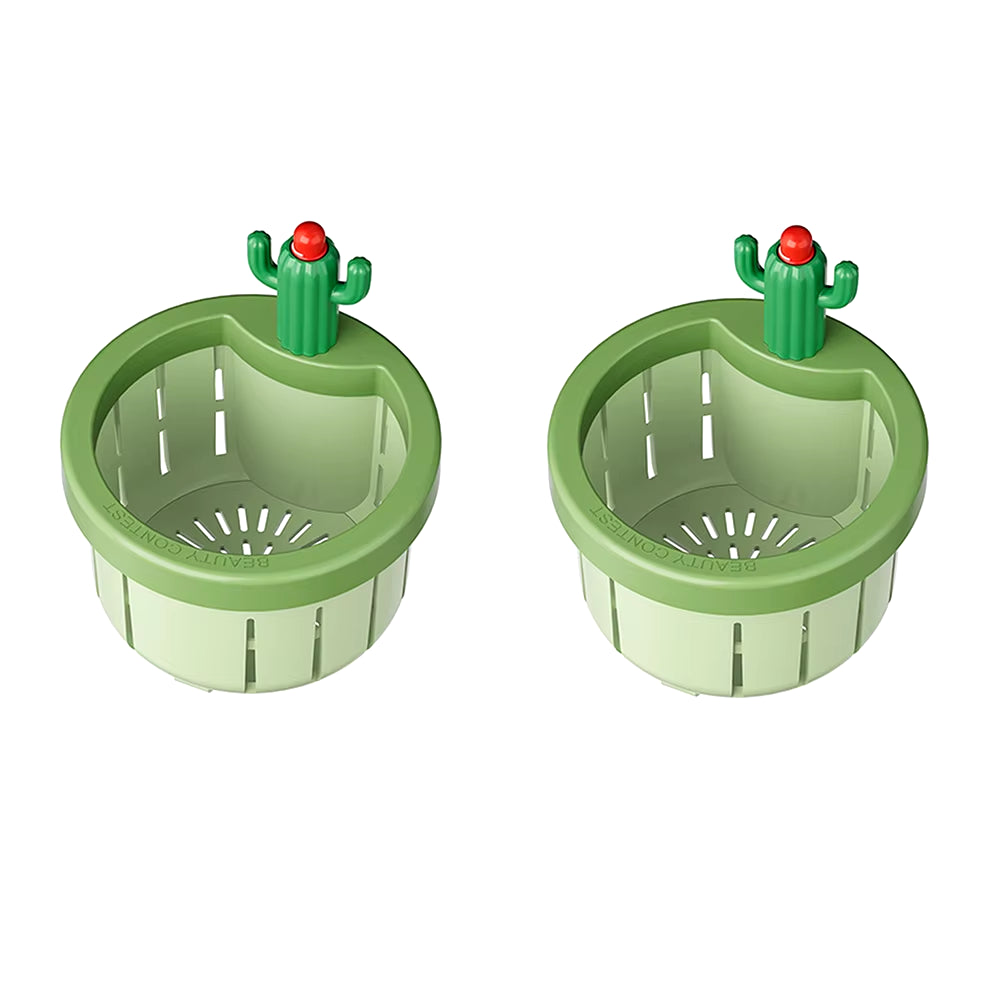 Cactus Sink Filter Food Slag Strainer Kitchen Sink Drain Kitchen Sink Strainer Drain Basket Cactus Shaped Kitchen Accessories