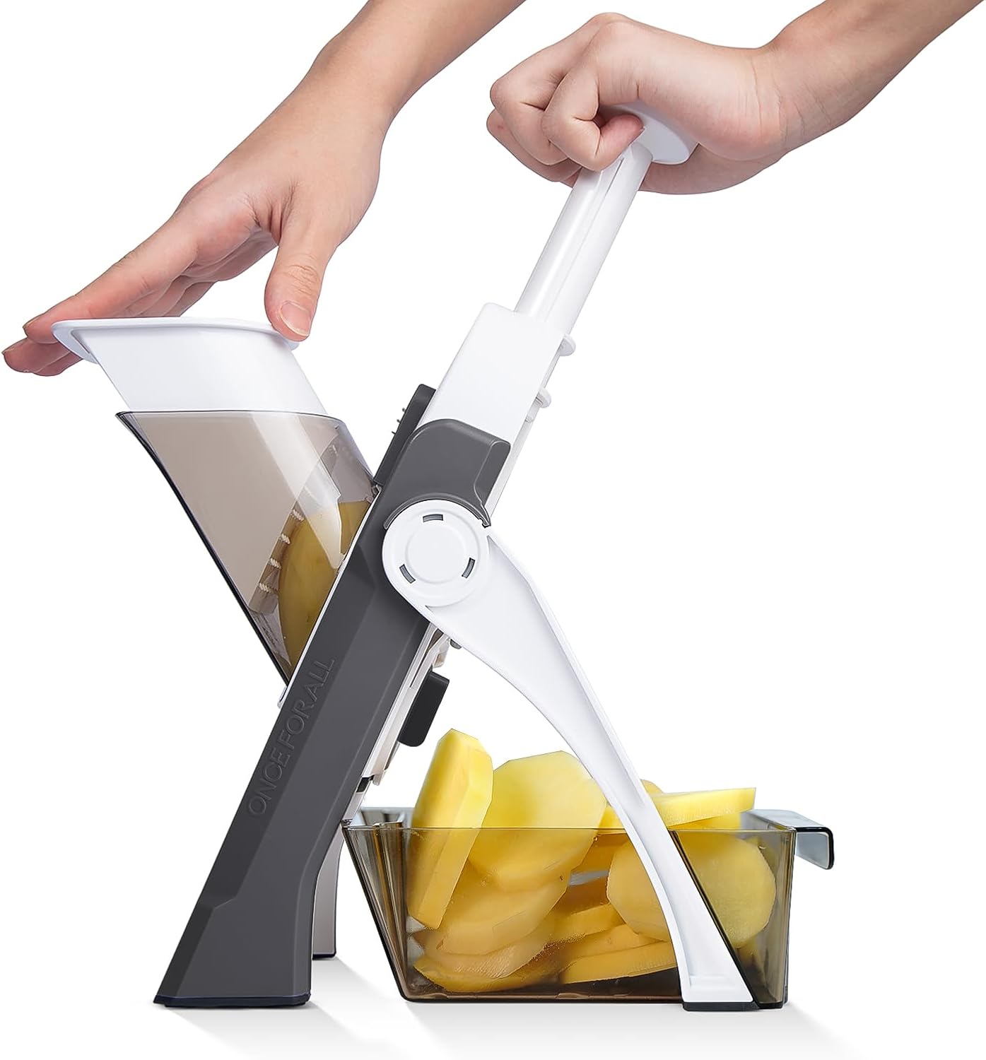 Safe Mandoline Slicer for Kitchen | Professional Adjustable Vegetable & Food Slicer – 0.1-8mm Thickness for Effortless Meal Prep