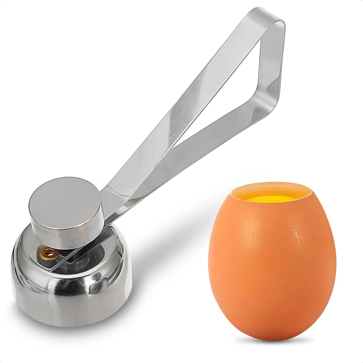 Stainless Steel Egg Cracker Tool - Egg Cutter Tool Eggs Cracker Tool for Kitchen Gadgets Резак Для Яиц Cortador De Huevos