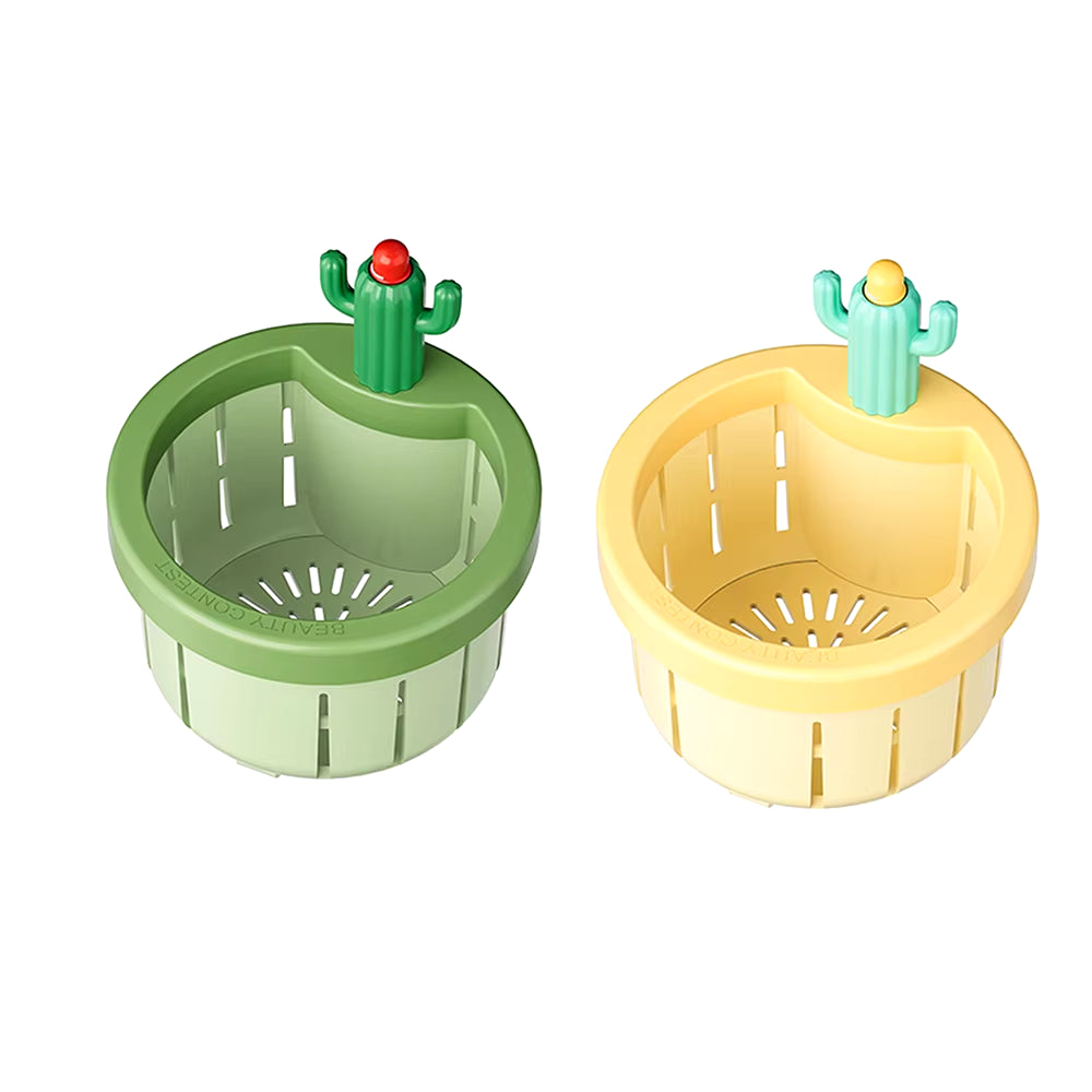 Cactus Sink Filter Food Slag Strainer Kitchen Sink Drain Kitchen Sink Strainer Drain Basket Cactus Shaped Kitchen Accessories