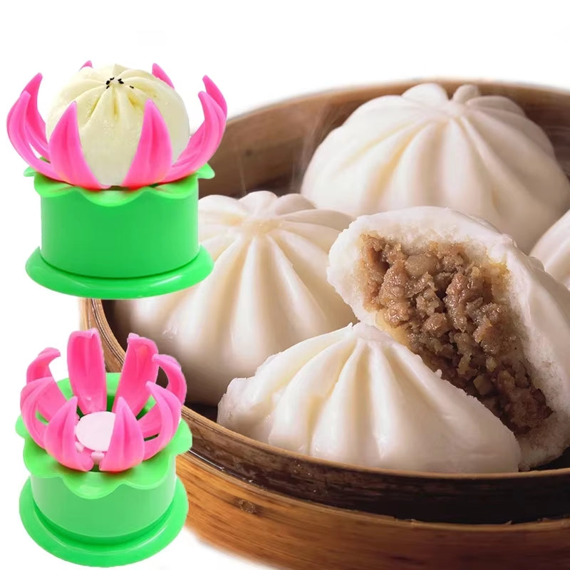 1PC Kitchen DIY Pastrys Pie Dumpling Maker Chinese Baozi Mold Baking and Pastry Tool Steamed Stuffed Bun Making Mould Buns Maker