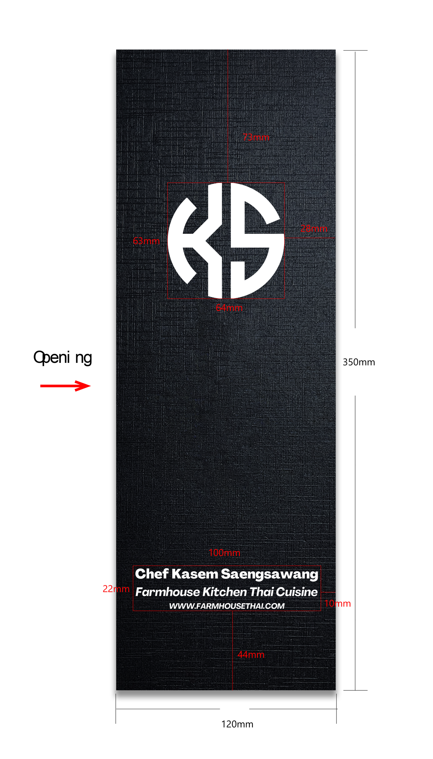 “Thai Takedown” Vegetable Cleaver Damascus steel blade 67 layers Knife – Limited Edition by Chopped Champion Chef Kasem Saengsawang