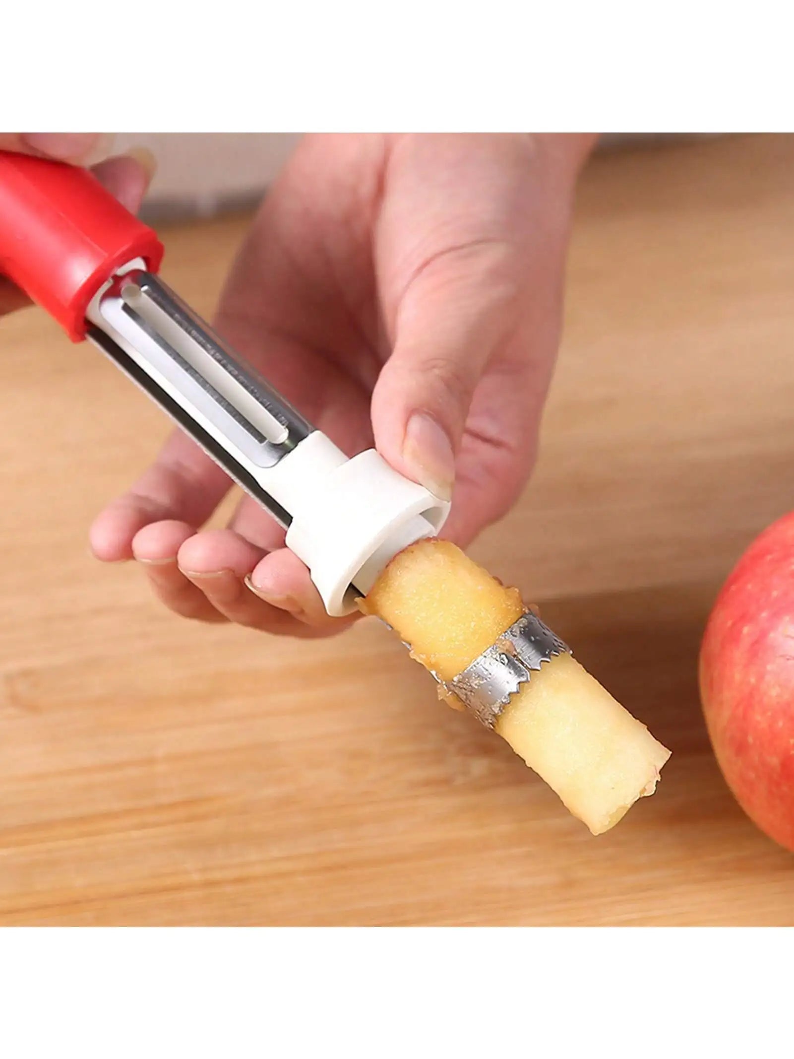 2 in 1 Stainless Steel Fruit Corer Peeler Apple Pear Seed Remover Vegetable Tool Apple Parer Pitter Seeder Kitchen Gadgets Tool