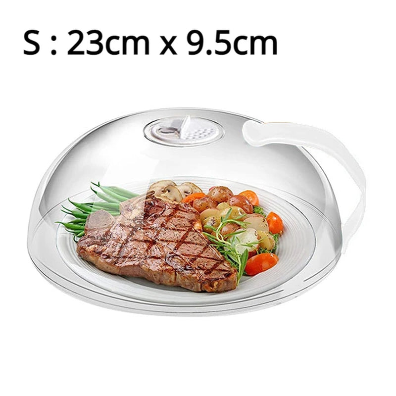 Large Microwave Splatter Cover BPA Free Microwave Oven Plate Food Cover Guard Lid with Adjustable Steam Vents Dishwasher Safe