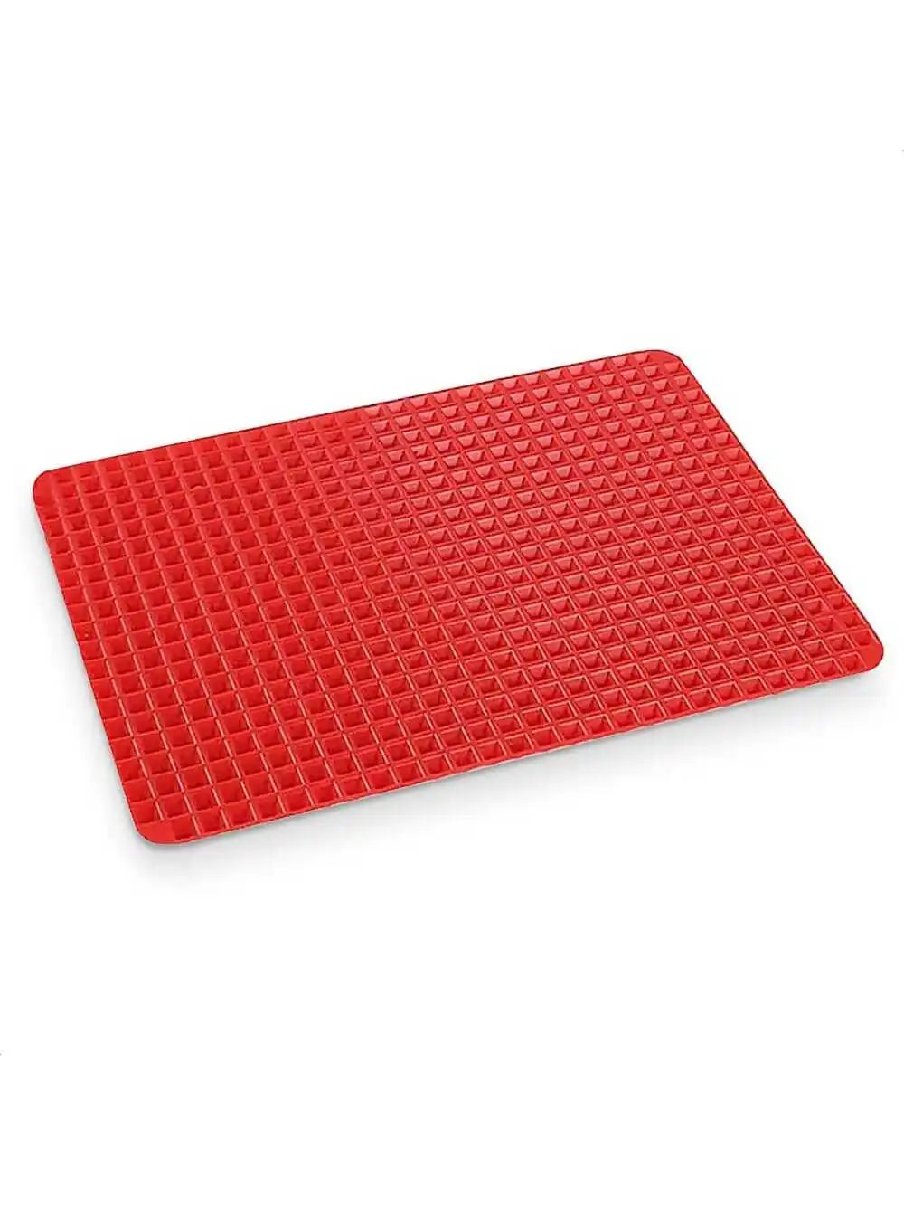 Non-Stick Silicone Pyramid Cooking Mat Baking Mat with Grid Versatile Oven BBQ Cooking Mat Heat-Resistant Mat Kitchen Tools